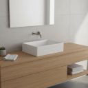 Coyote White Rectangular Countertop Basin