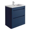 Floor Standing 800mm Vanity Unit in Royal Blue