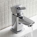 Mini Basin Mixer Tap With Push Button Plug System