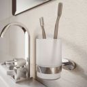 Tear Chrome Toothbrush Holder
