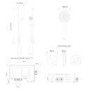 Aqualisa Quartz Touch Exposed Smart Shower with Adjustable Head - Hp/Combi