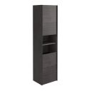 Snowdon Leached Oak Wall Mounted Tall Storage Cabinet