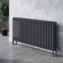 Upton Grey Quadruple Horizontal Column Radiator 600x1370mm