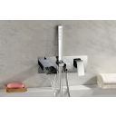 Cairo Chrome Wall Mounted Bath Shower Mixer Tap - lifestyle image 2