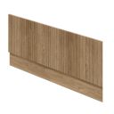 Wish Ribbed Front Bath Panel in Natural Oak