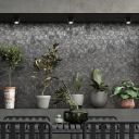 Metallon Hexagon Titanium Mosaic 225x325mm