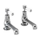Burlington Kensington Chrome Bath Tap Pair