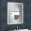 Jarrow Illuminated LED Mirror with Bluetooth Speakers 500x700mm