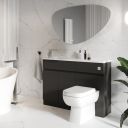 Hudson Charcoal Combination Vanity Basin & WC Unit 1200mm