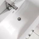 Nante Gloss White Floor Standing Vanity Unit with Ceramic Basin 515mm