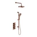 Moray Satin Bronze Concealed Valve Shower Pack