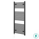 Neptune Anthracite Electric Heated Towel Rail 1200x500mm