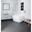 Carron Profile Shower Bath Curved Bath Screen
