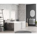 Gloss Light Grey Front Bath Panel 1800mm