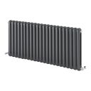 Etam Grey Horizontal Column Radiator 600x1340mm