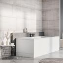 Matt White End Bath Panel - 800mm