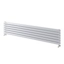 Islington White Double Horizontal Radiator - 472x1200mm