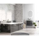 Titanium Grey Gloss End Bath Panel 800mm