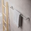 Round Chrome Towel Rail 600mm