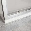 Fabio Chrome Sliding Shower Door