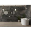 Zoltan Graphite Stone Effect Matt Porcelain Tile 600x1200mm