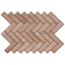 Sofia Matt Caldera Herringbone Tile 600x400mm
