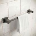 Quad Gunmetal Towel Rail