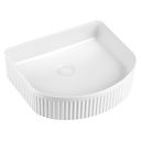 Alva Ribbed Curved Countertop Basin