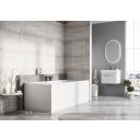 Esk Textured White Front Bath Panel 1800mm