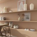 Viera Coto Brown Ribbed Matt Ceramic Brick Tile - 75x300mm