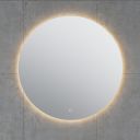 Felix Round Circle Backlit LED Heated Bathroom Mirror 700x700mm