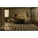 Fired Star Black Reverse Matt Ceramic Tile 450x450mm