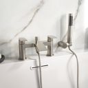 Tear Brushed Nickel Bath Shower Mixer Tap