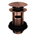 Brushed Bronze Click Clack Slotted Basin Waste