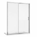 Fabio Chrome Sliding Shower Door
