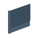 Wish Ribbed Blue End Bath Panel & Corner Post