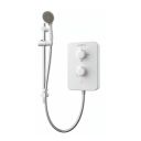 Aqualisa Gainsborough Polar White Slim Duo Electric Shower 9.5kW
