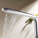 Detailed spout view of the Manisa Chrome Floor Standing Bath Shower Mixer