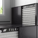 Tileasy Square 12mm Matt Black Tile Trim