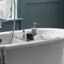 Burlington Chrome Brass Extendable Bath Rack