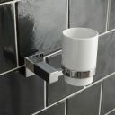 Quad Chrome Ceramic Tumbler Holder