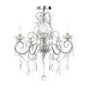 Valarie Chrome Five Light Crystal Chandelier