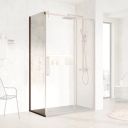 Ryland Brushed Bronze Shower Side Panel