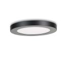 Taurus Matt Black 12w LED Round 5 in 1 Ceiling or Wall Panel