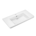 Erin ceramic basin from above angled view