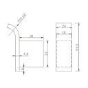 Elora Matt Black 4-Piece Bathroom Accessory Set