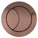 Artisan Brushed Bronze Toilet Push Button