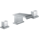 Cubic Chrome 3 Tap Hole Bath Filler Tap
