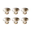 Hayward Brushed Gold Pack of 6 Knob Handles
