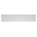 Perth White Double Horizontal Flat Panel Radiator 340x1600mm